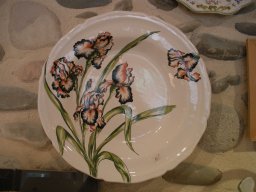 plat rond iris